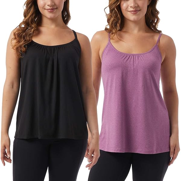 Camisole with Built In Bra by 32 Degrees Cool Easy Comfort Easy